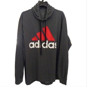 Adidas Hoodie T-Shirt, long sleeves, XL. Unisex Woman, or Men's style.